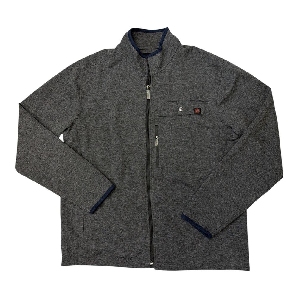 Mountain and Isles Gray size Large Lightweight Casual Jacket Full Zip